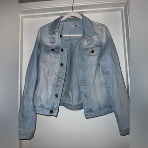 Distressed Jean jacket